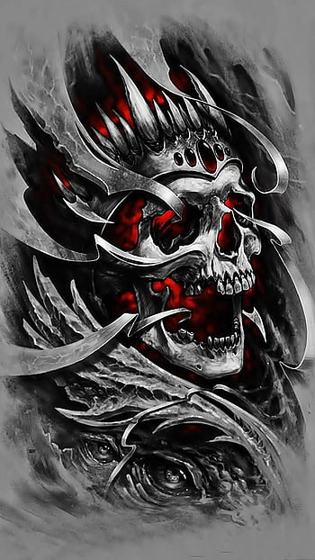Skull 3D, Anime Tattoo HD phone wallpaper | Pxfuel