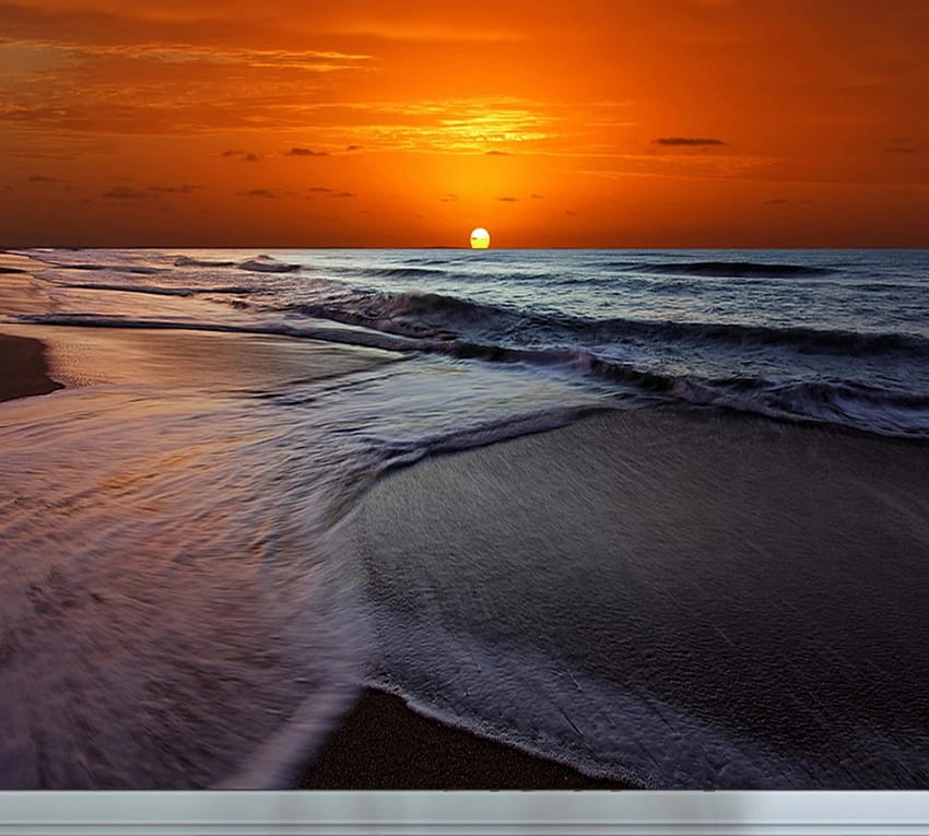 Shipping Sea Beach Dusk Sunset Sunrise Sunset Sky Background Wall Custom 3D Hotel Bedroom Good Price. . - AliExpress HD wallpaper