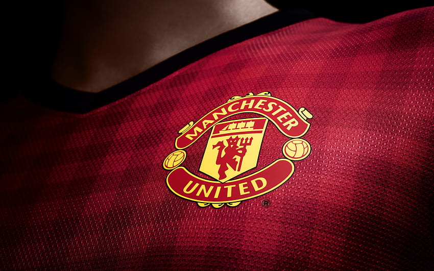 Olahraga, Manchester United, Logo, Logotype, 2012, 2013, Liga Premier Inggris, Set Baru, Kit Baru Wallpaper HD