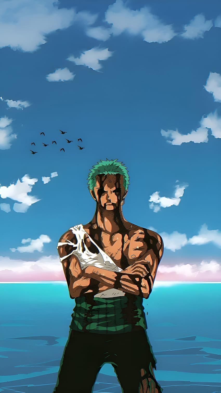 Roronoa Zoro, Pieza, Uno, Bloqueo fondo de pantalla del teléfono