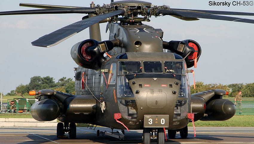 Sikorsky CH-53G, rotori, ch53g, elicottero, sikorsky Sfondo HD