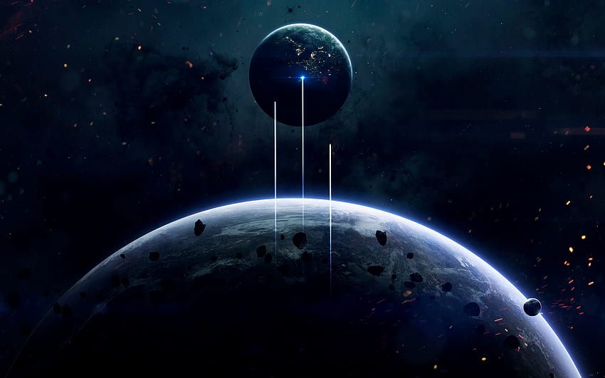 Universe, Planet, Open Space HD wallpaper