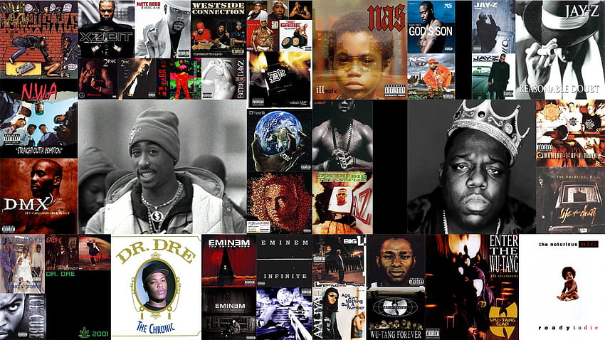 Artisti rap, collage di rapper Sfondo HD