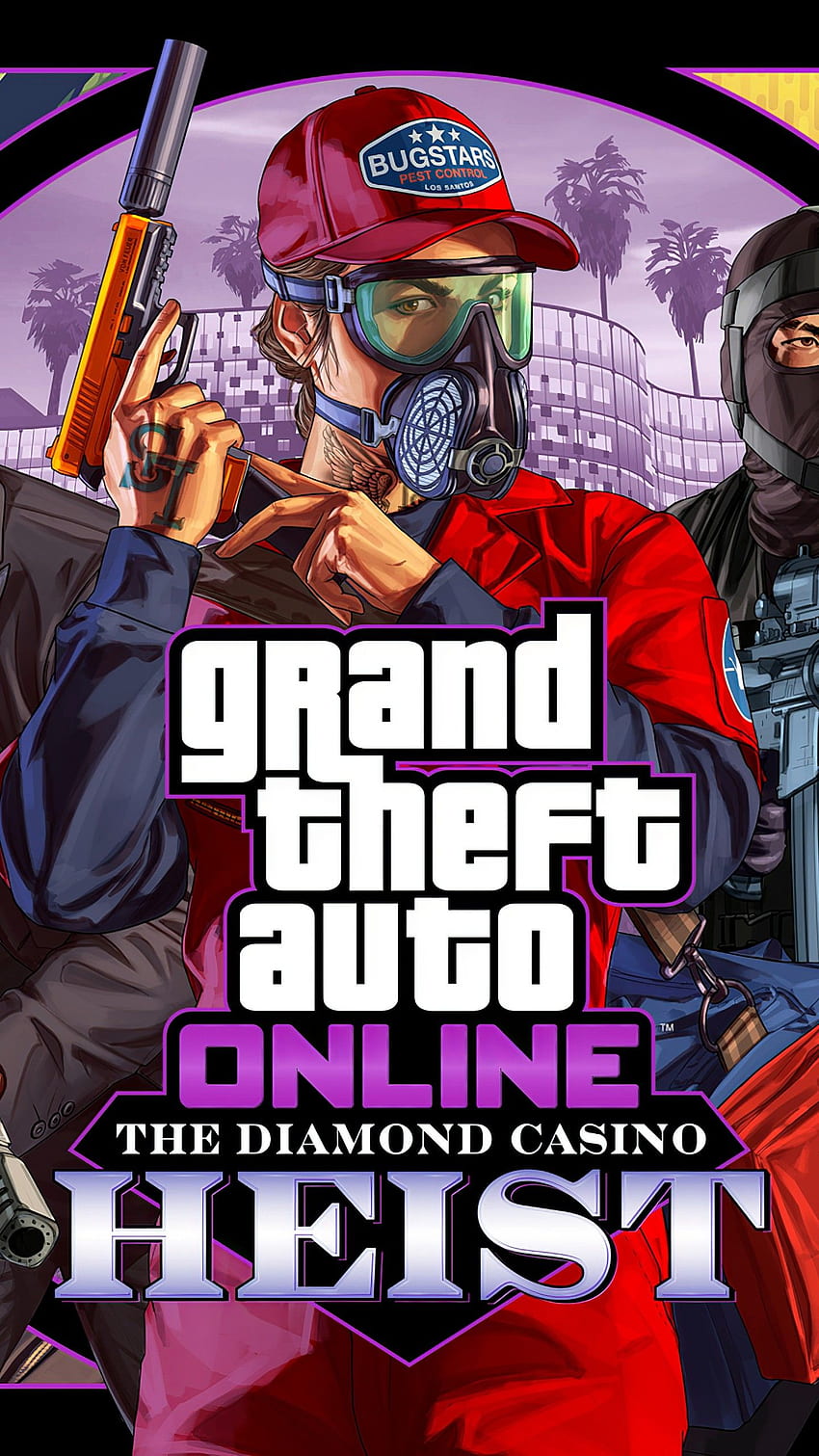 The Diamond Casino Heist, GTA Online, affiche, , Jeux, GTA V Fond d'écran de téléphone HD