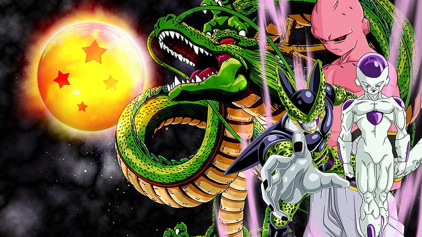 Frieza, cell and buu, Goku Vs Cell HD wallpaper