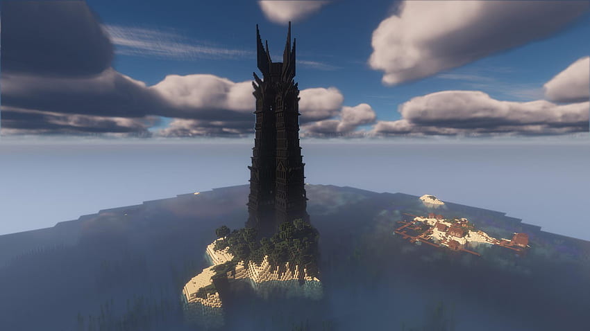I See Your Barad Dûr, And I Raise You My Orthanc From A Few Months Ago.: Lotr HD wallpaper