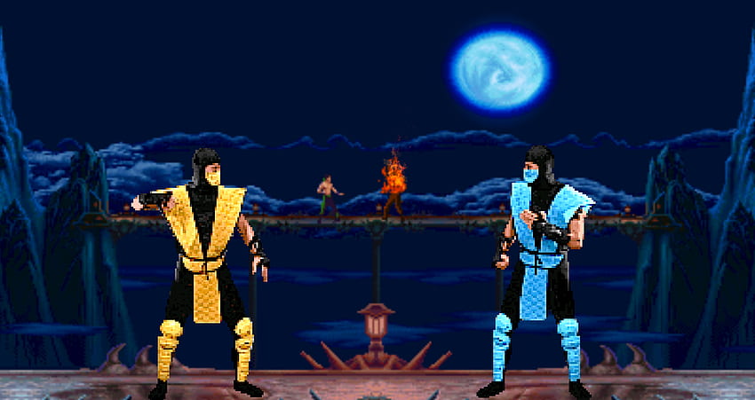 Mortal Kombat II, Mortal Kombat 2 Лого HD тапет