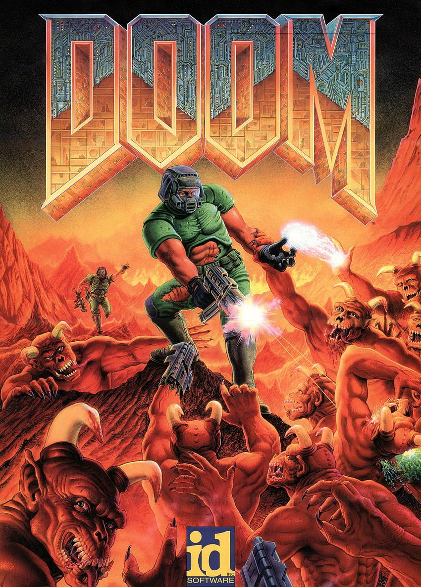 Cover originale DOOM (alta risoluzione), Doom classico Sfondo del telefono HD