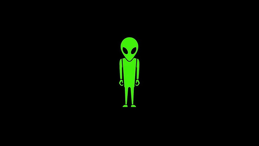 Alien (laptop) background HD wallpaper