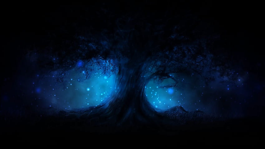 Black and Blue Abstract 281 Amazing [] for your , Mobile & Tablet. Explore Black And Blue Abstract . Blue Abstract Art , Blue, Mystical Tree HD wallpaper