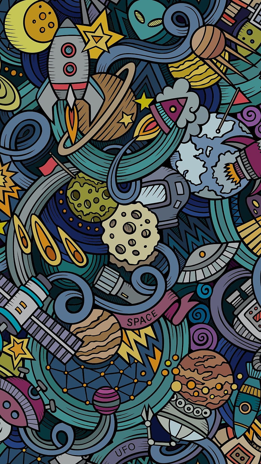 Fernando on Space. Art , Art, doodle, Doodle Space Aesthetic HD phone wallpaper