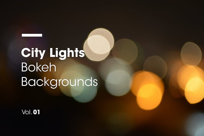 City Lights. Bokeh Background. Vol. 01 by devotchkah on Envato Elements, City Lights Bokeh HD wallpaper
