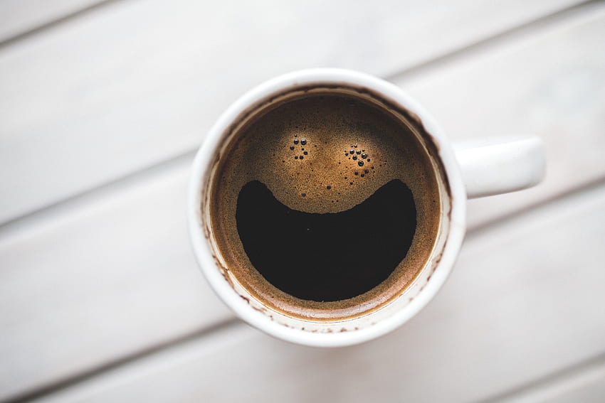 Food, Coffee, Drink, Beverage, Emoticon, Smiley HD wallpaper
