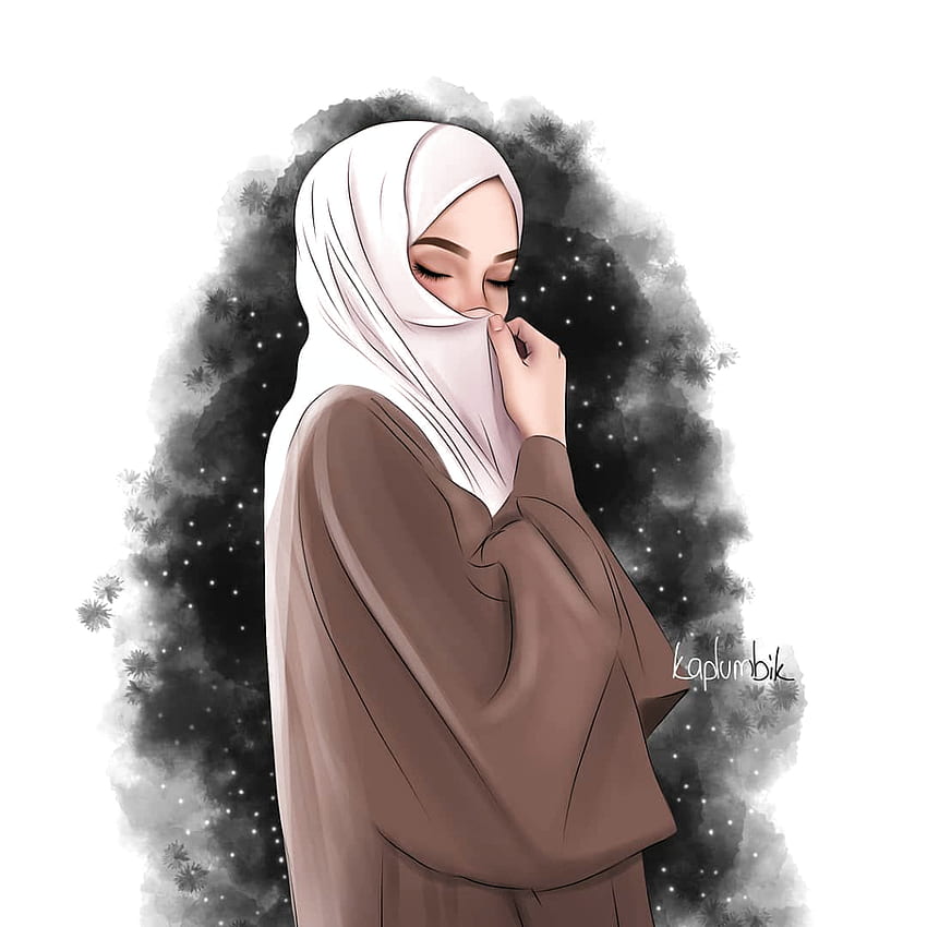 Night Themed Dijital Drawing / Anime hijab girl di 2020. Gadis animasi, Lukisan wajah y Ilustrasi orang fondo de pantalla del teléfono