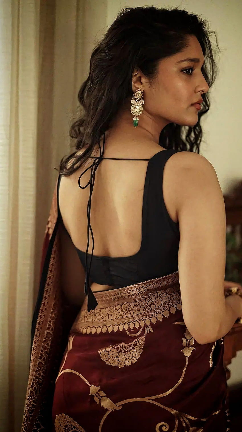 Bold & Beautiful | Ananya Nagalla's never seen Hot Saree Stills
