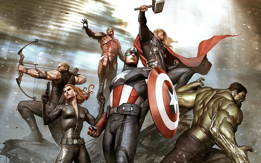 Avengers Cartoon Avengers Comic HD phone wallpaper  Pxfuel