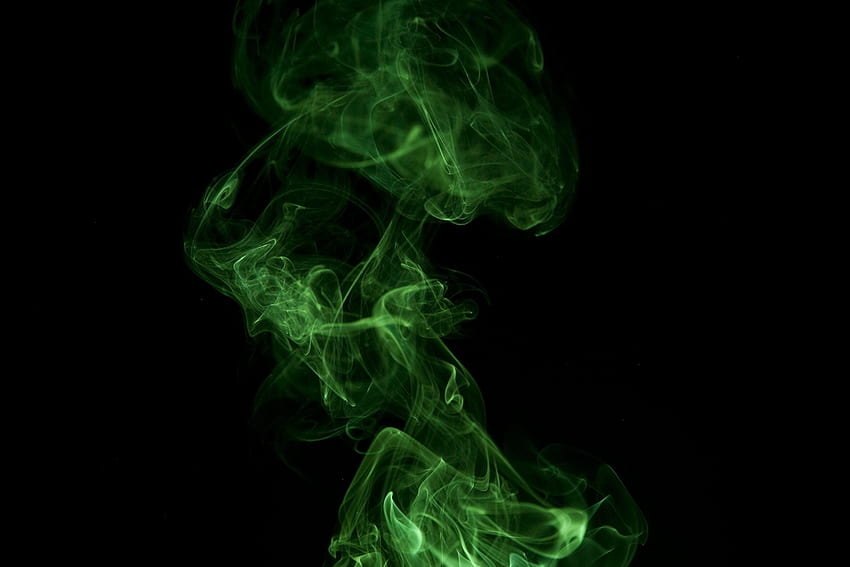 Fumo verde, fumo verde neon Sfondo HD