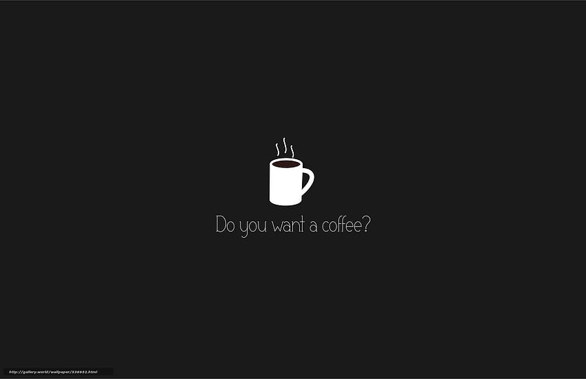 Kaffee, Minimalismus, cool, sauber, süßer Kaffee HD-Hintergrundbild