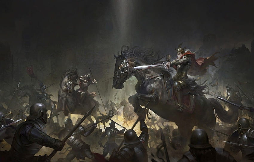 Horse, Armor, Horse, Army, Battle, Swords, Mythology, War, Army, War, Illustration, Concept Art, Attack, Battle, Characters, Attack for , section фантастика, Greek War HD wallpaper