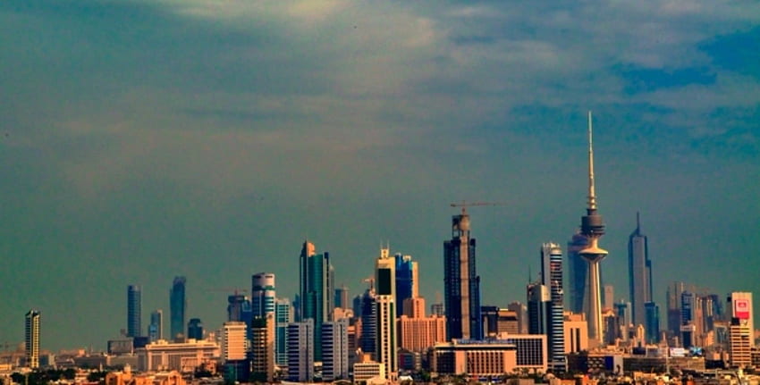 Kuwait City and Background HD wallpaper