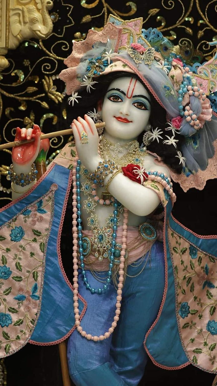 Background Lord Krishna for Android and iOS smartphones, Krishna ...