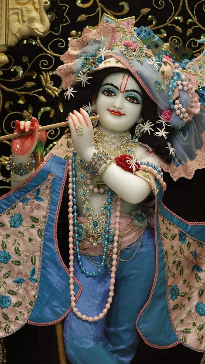 Background Lord Krishna for Android and iOS smartphones, Krishna ...