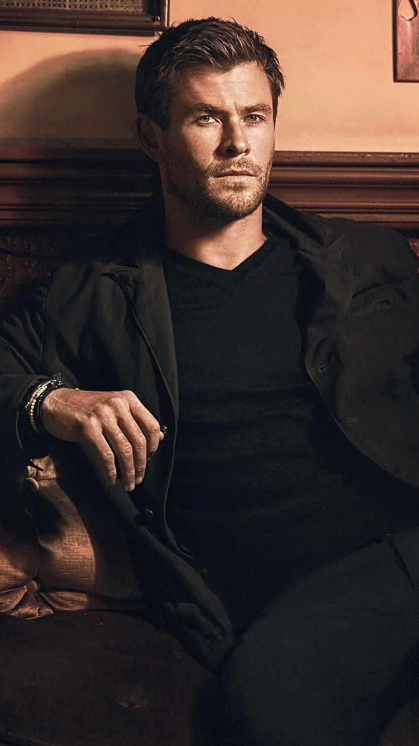 Chris Hemsworth, Hollywood, Héroe fondo de pantalla del teléfono