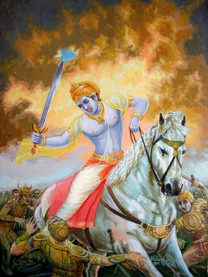 Kalki Prophesied Tenth Final Incarnation Hindu Hình minh họa có sẵn  2188145683  Shutterstock