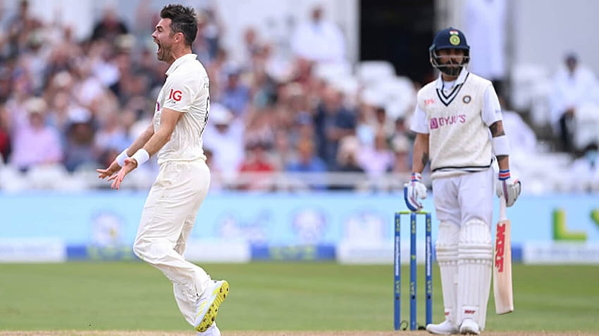 Índia Vs Inglaterra: James Anderson descarta Virat Kohli para o pato da primeira bola - ASSISTA. Cricket Hindustan Times, Teste Virat Kohli papel de parede HD
