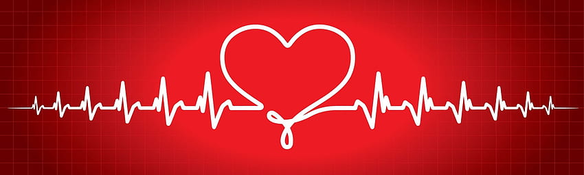 Herz Hintergrund. Tipps für gesundes Herz, Kardiologie HD-Hintergrundbild