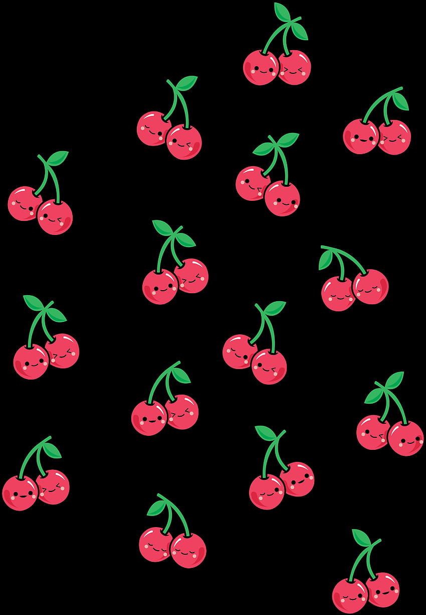 iPhone XS Case - CHEEKY CHERRIES by Kate Illustrates. iPhone, Cute Cherry Aesthetic HD phone wallpaper