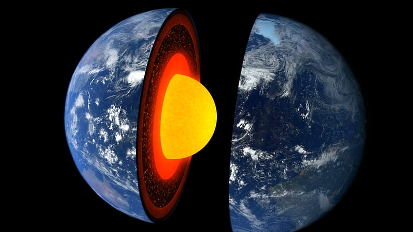Какво би се случило, ако ядрото на Земята се охлади?, Ядрото на Земята HD тапет