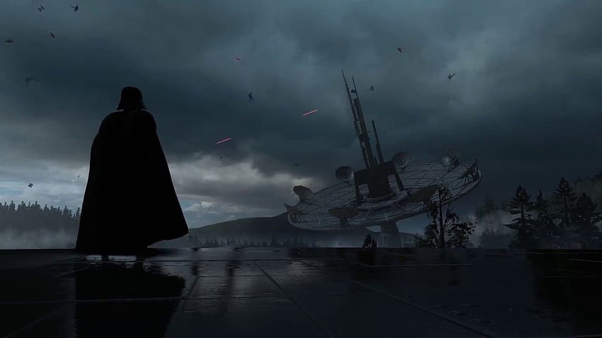 Darth Vader Rain Animated HD wallpaper