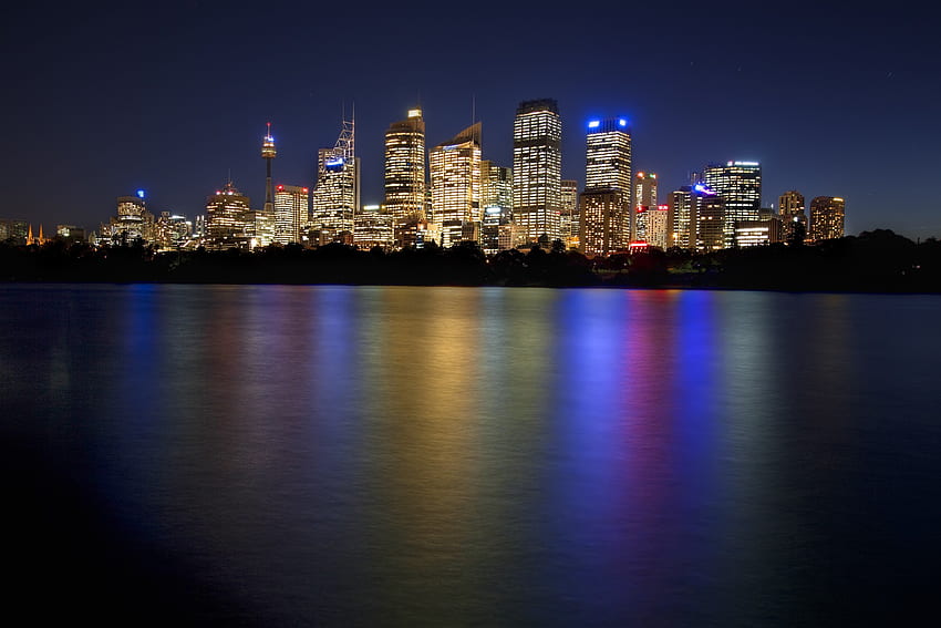 australien, sydney, skyline der innenstadt HD-Hintergrundbild