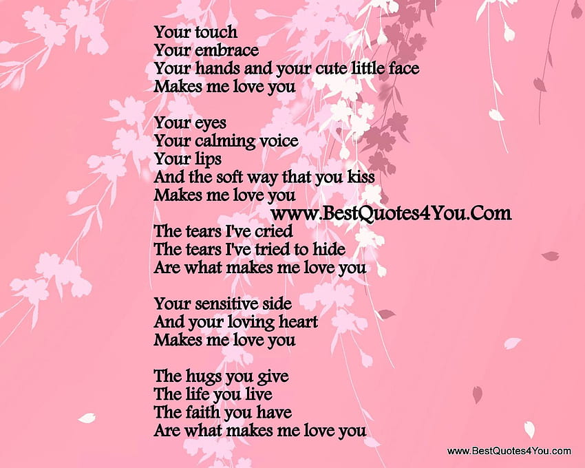 i love my girlfriend poems