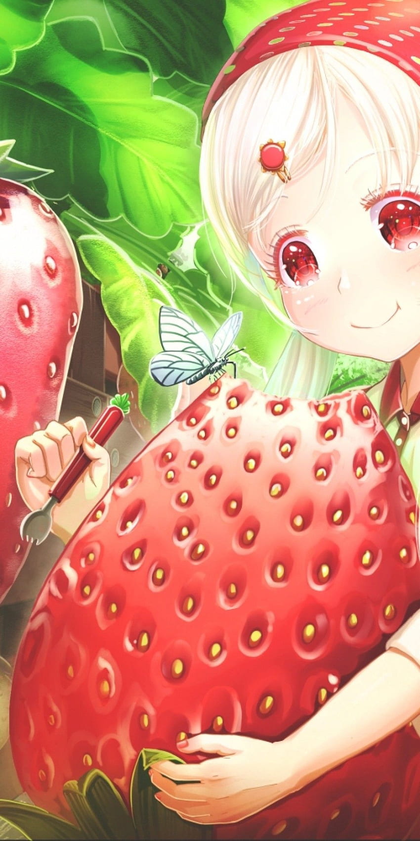90s Japan Otaku Neko Girl Anime Strawberry Milk Shirt - Kingteeshop