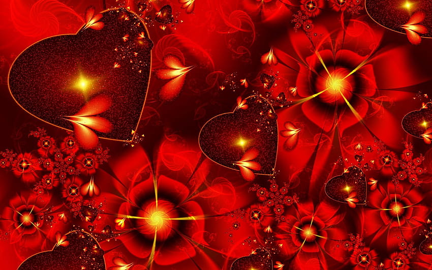 3D Abstrakcjonistyczny Szczęśliwy Walentynki Szeroki komputer Wallpape. najlepsza strona internetowa. Walentynki, Walentynki, Walentynki, Streszczenie Walentynki Tapeta HD