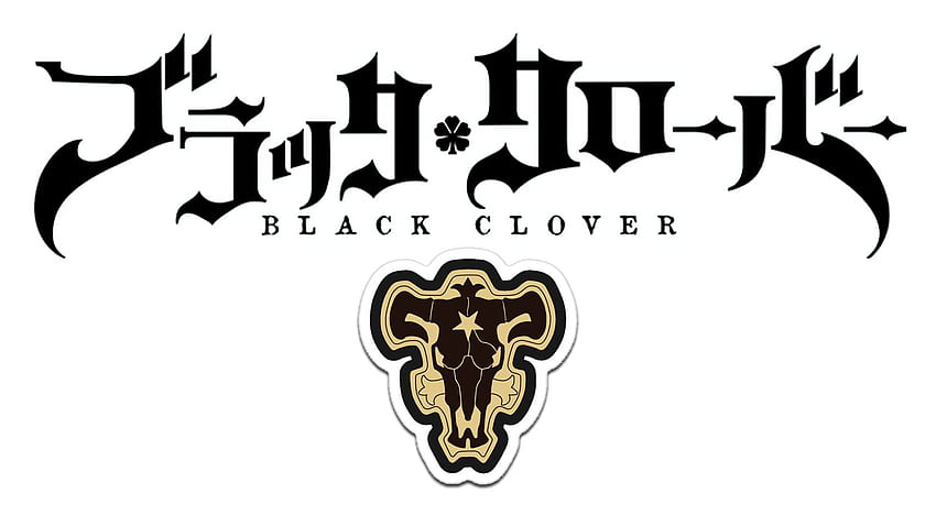 Black Clover Black Bulls, logotipo Black Clover papel de parede HD