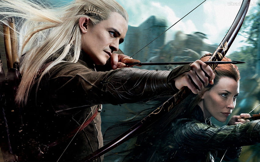 Cool wallpaper of Legolas and Tauriel  Lord of the rings Legolas and  tauriel Legolas