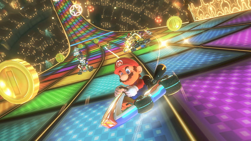 Best Buy: Mario Kart 8 Deluxe Konsol Paketi ile Nintendo Switch HD duvar kağıdı