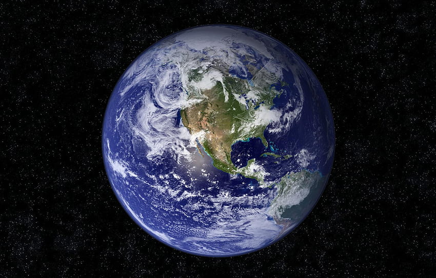nubes, planeta tierra, océanos, continentes para, sección космос, Luar Angkasa fondo de pantalla