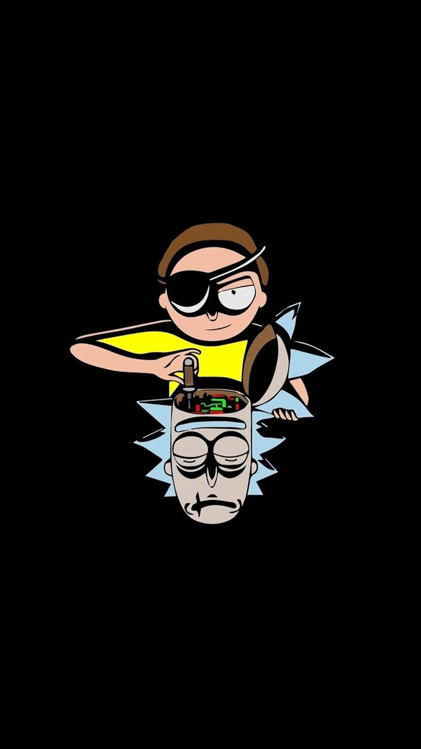 Rick and morty , background, Rick and Morty Breaking Bad HD phone