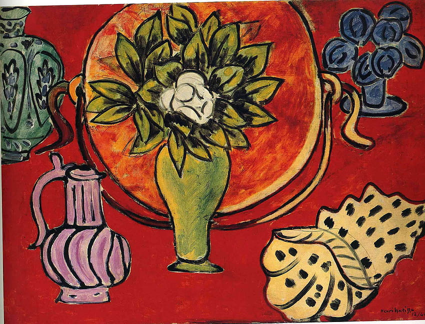 Still Life With Magnolia - Henri Matisse HD wallpaper