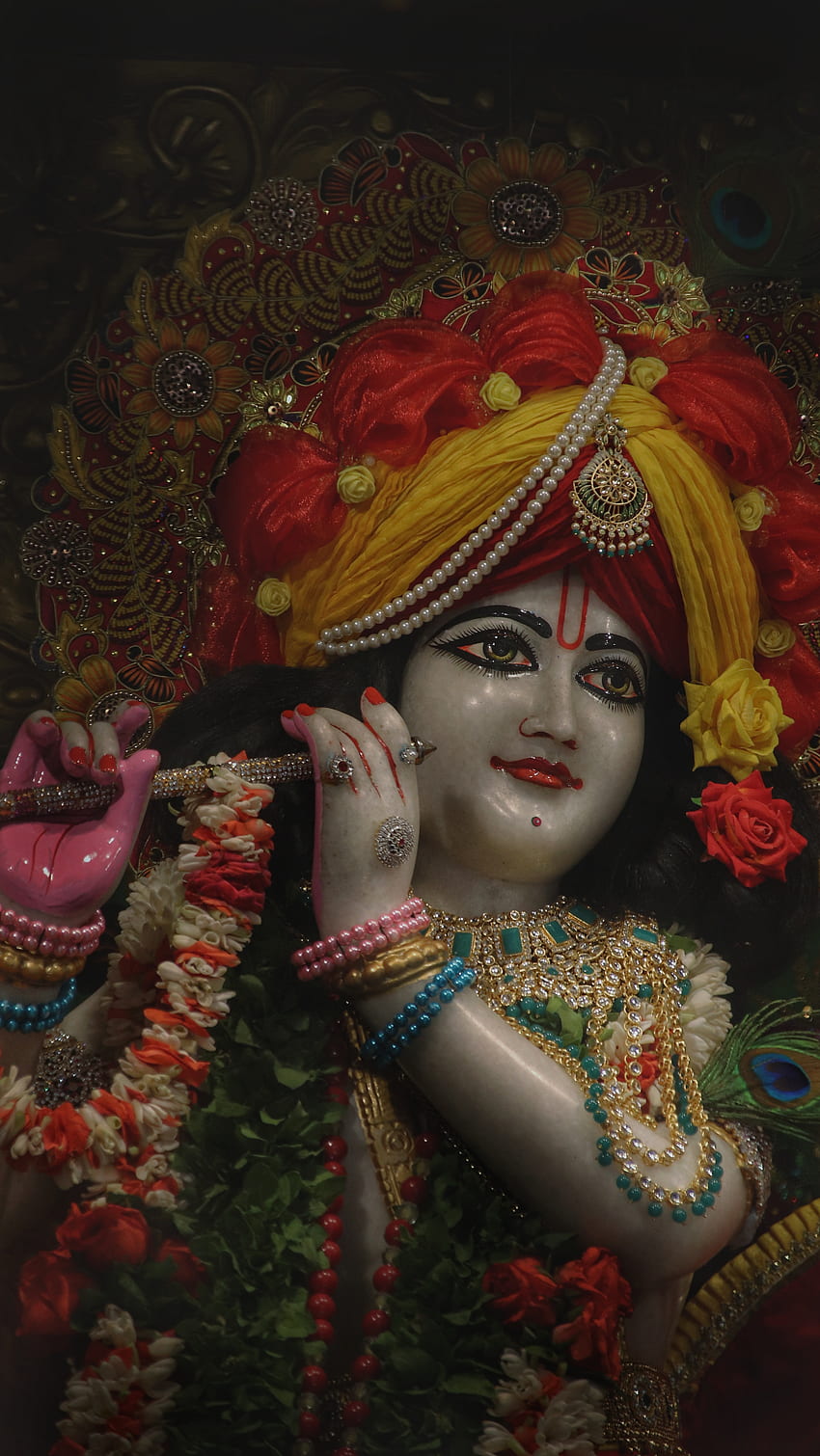 Hare Krishna, Vrindavan, flute, love, iskcon, darshan, bhakti HD ...