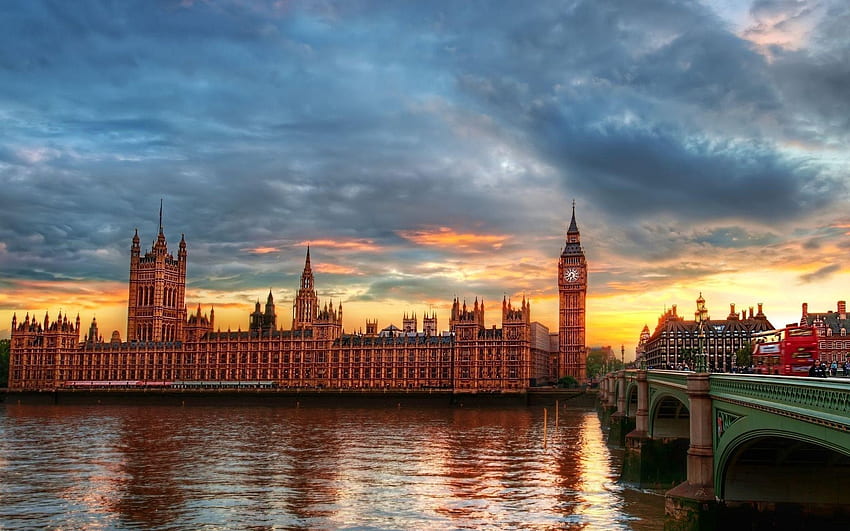 Cities, Rivers, London, Big Ben, City, r, Thames, Palace Of Westminster HD wallpaper