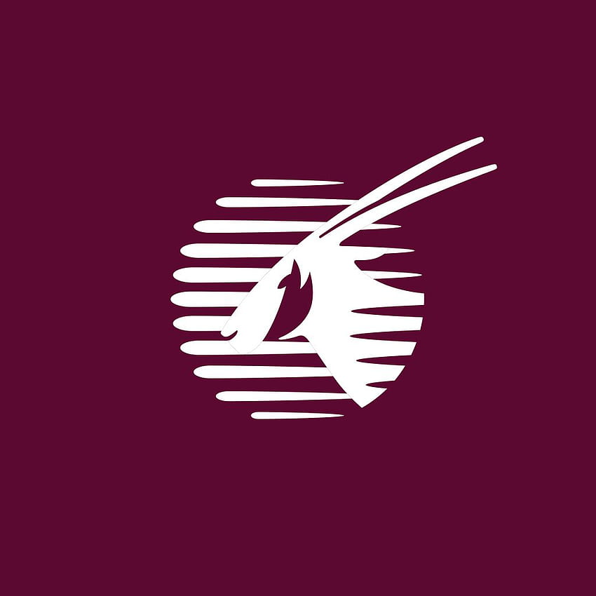 Logo Qatar Airways wallpaper ponsel HD