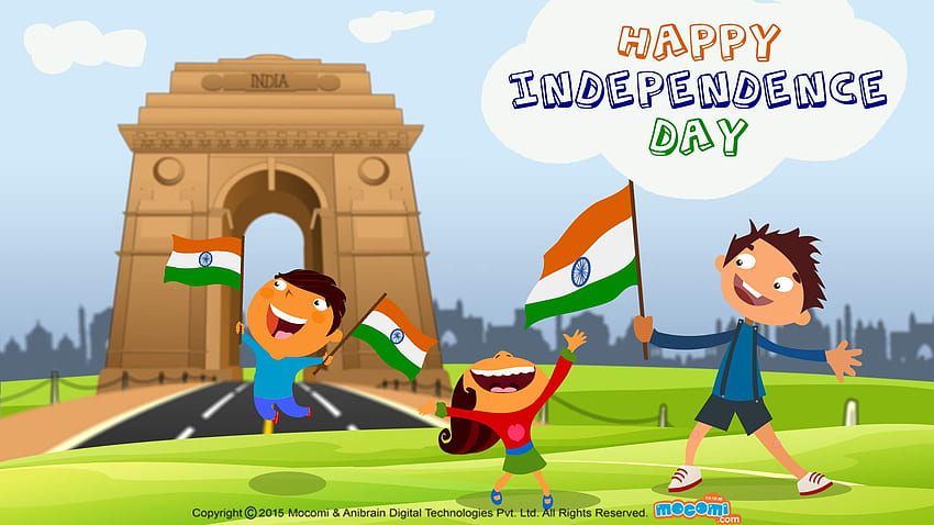 Happy Independence Day - 10 - for kids, Indian Drawing HD wallpaper | Pxfuel