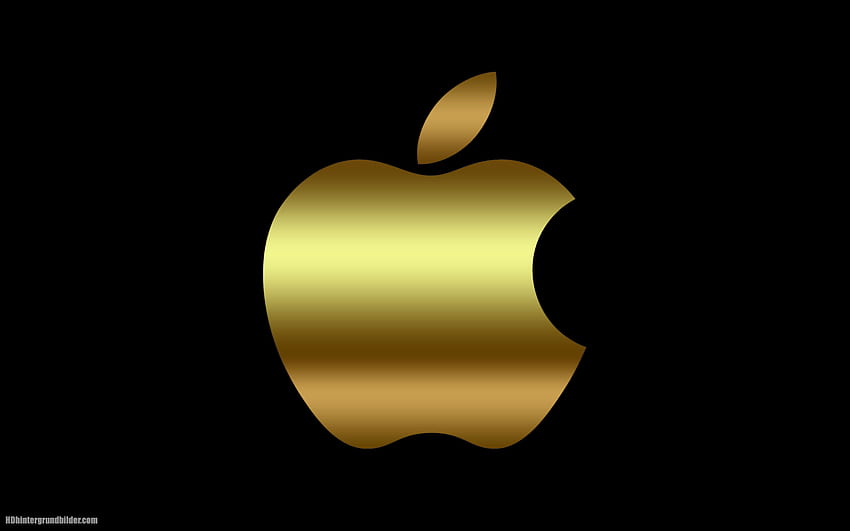 Лого на златна ябълка, златна ябълка HD тапет