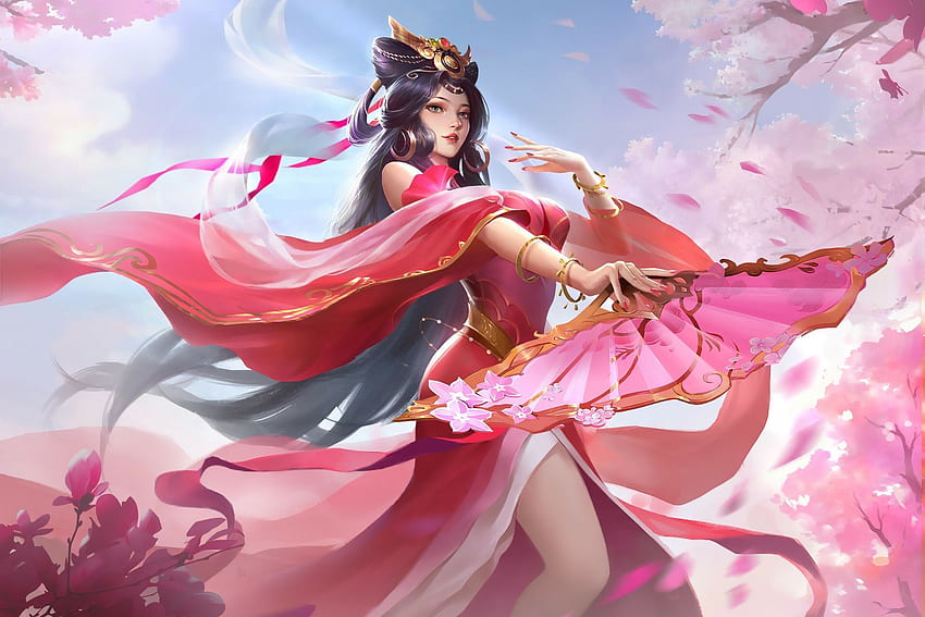 Anime Girl Chinesische Krieger, Chinesische Dame HD-Hintergrundbild