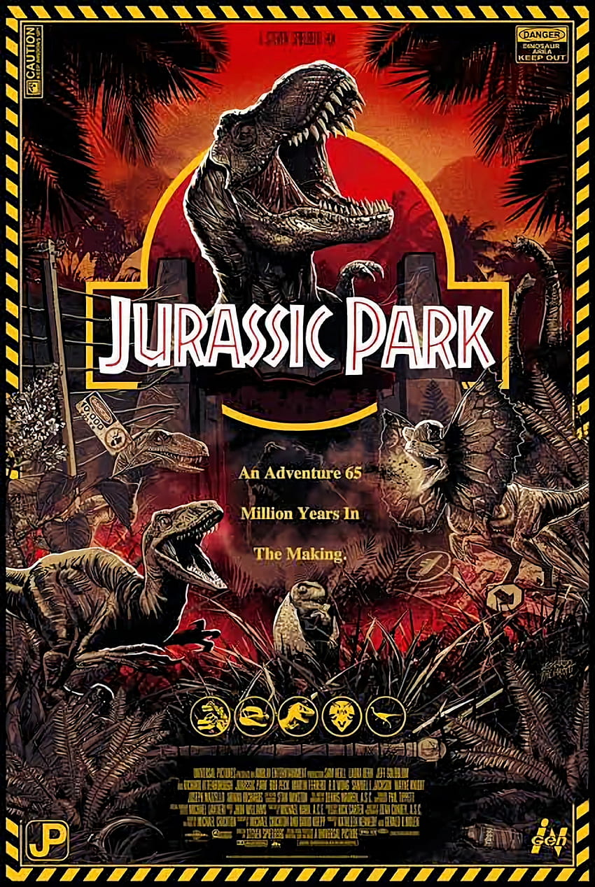 Jurassic park, art, fiction HD phone wallpaper